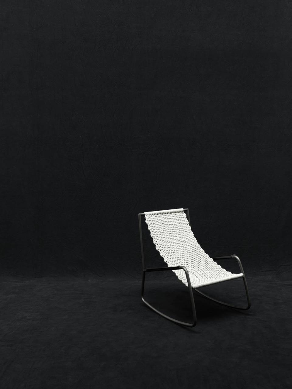 Flow rocking armchair