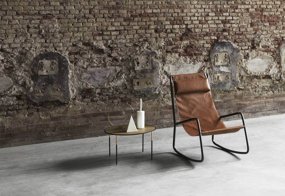 Flow rocking armchair