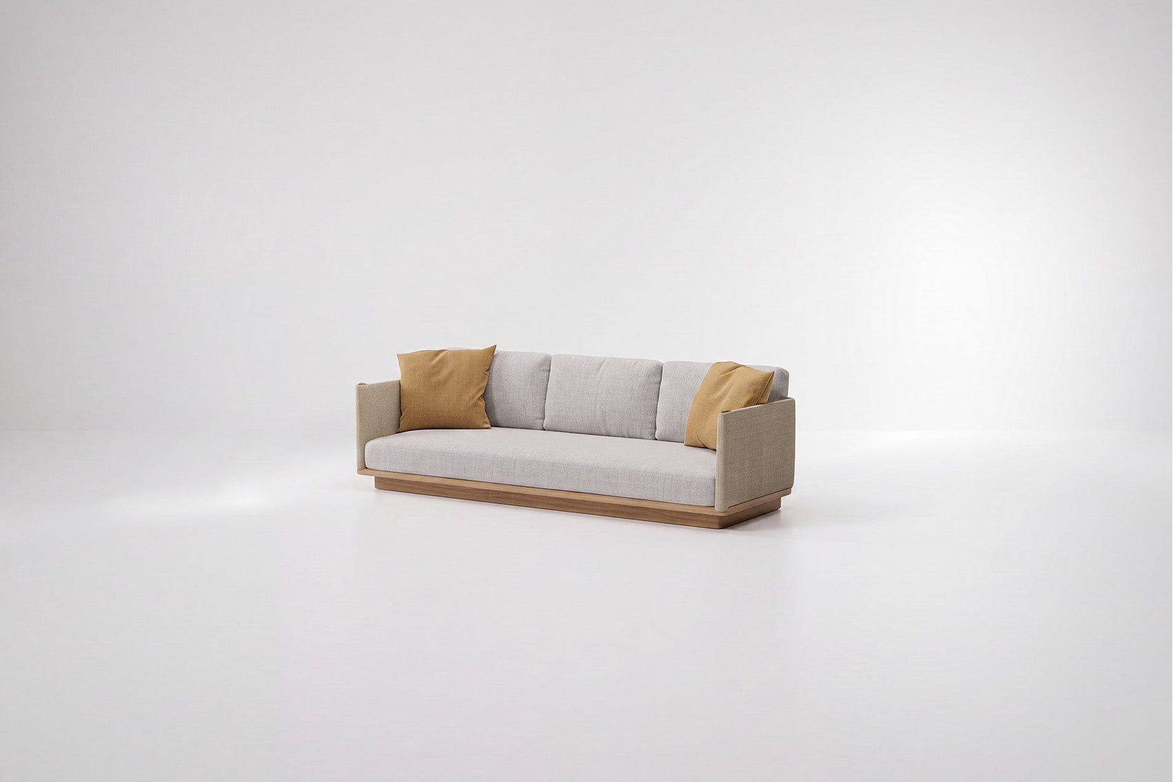 Giro 3-seater outdoor sofa
