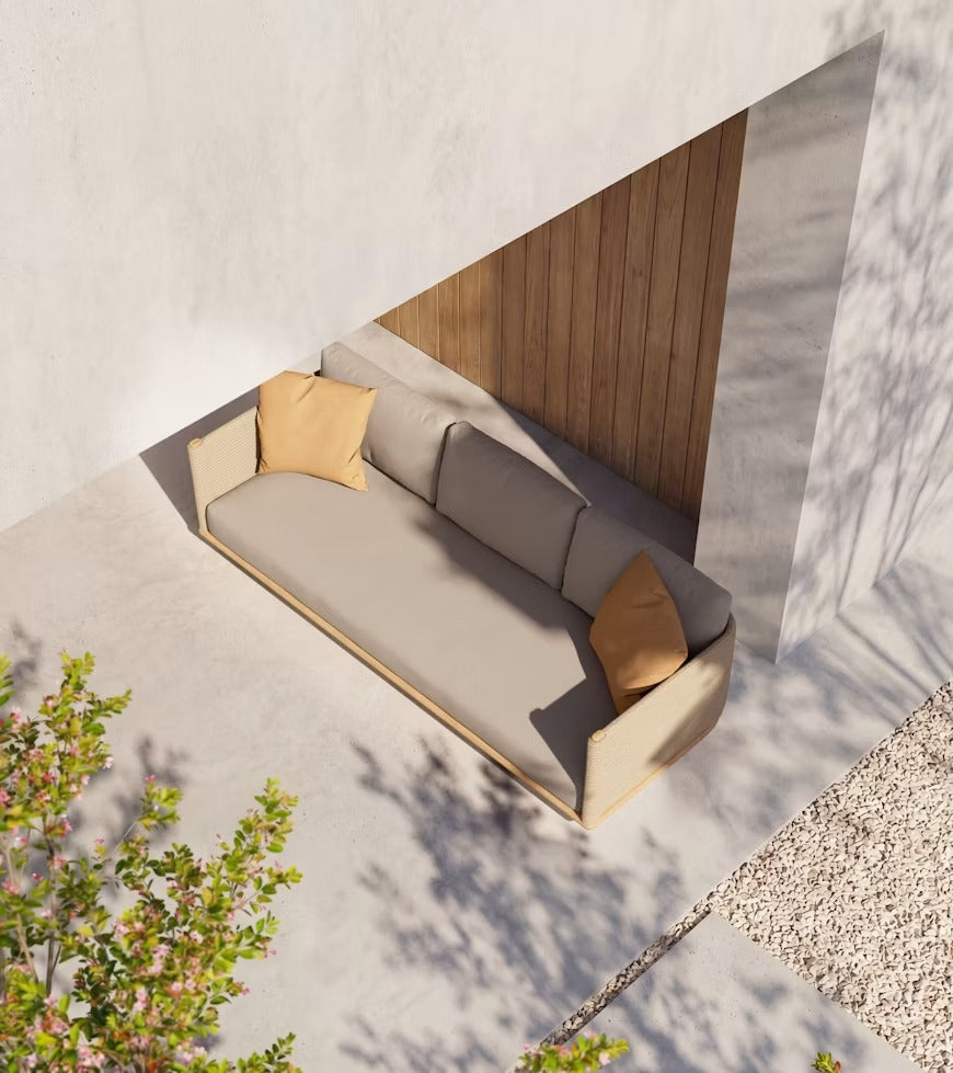 Giro 3-seater outdoor sofa