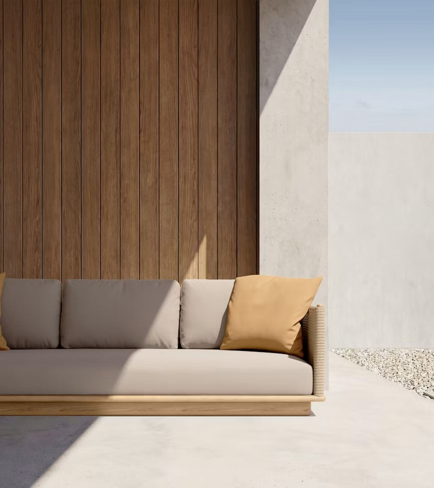 Giro 3-seater outdoor sofa