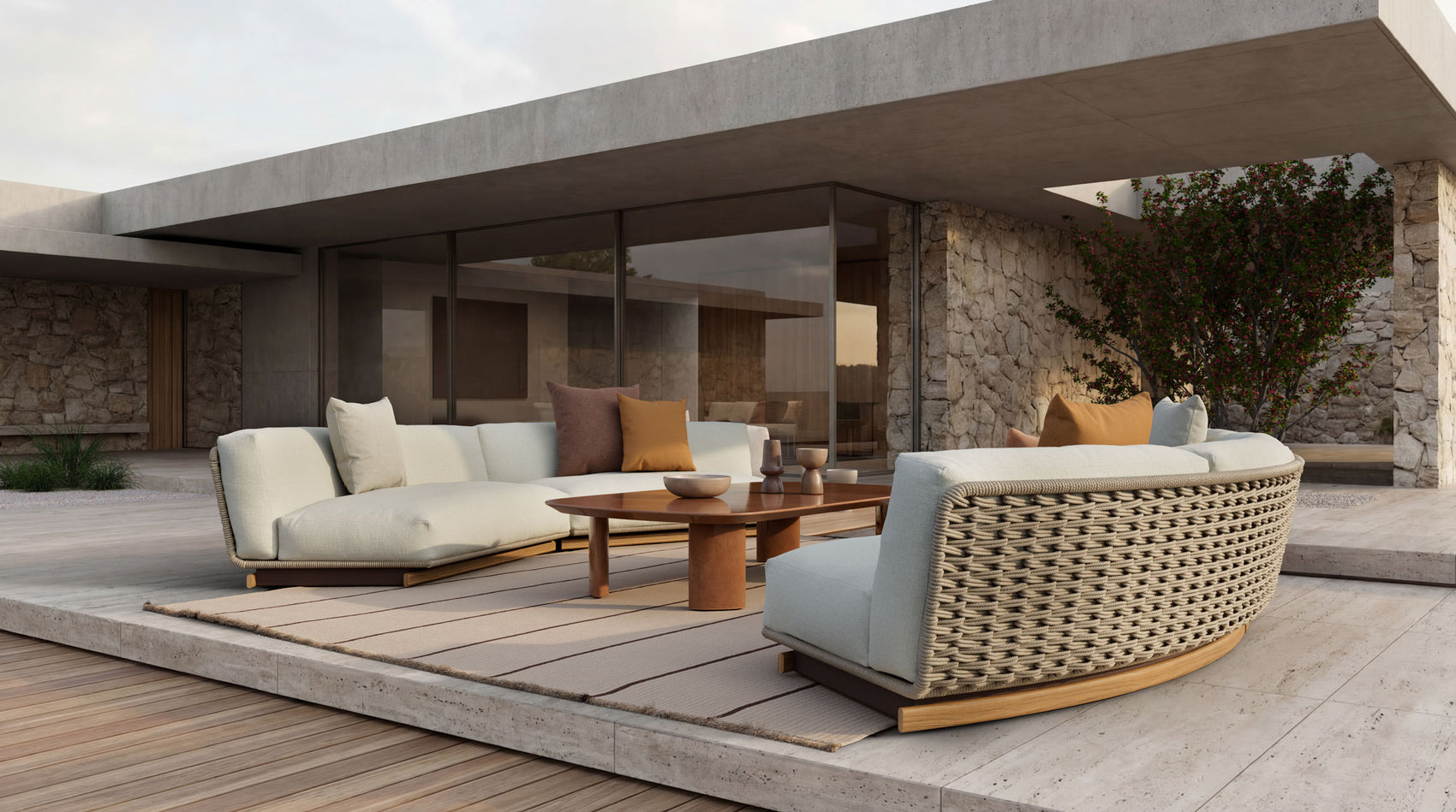 Tilos outdoor sofa