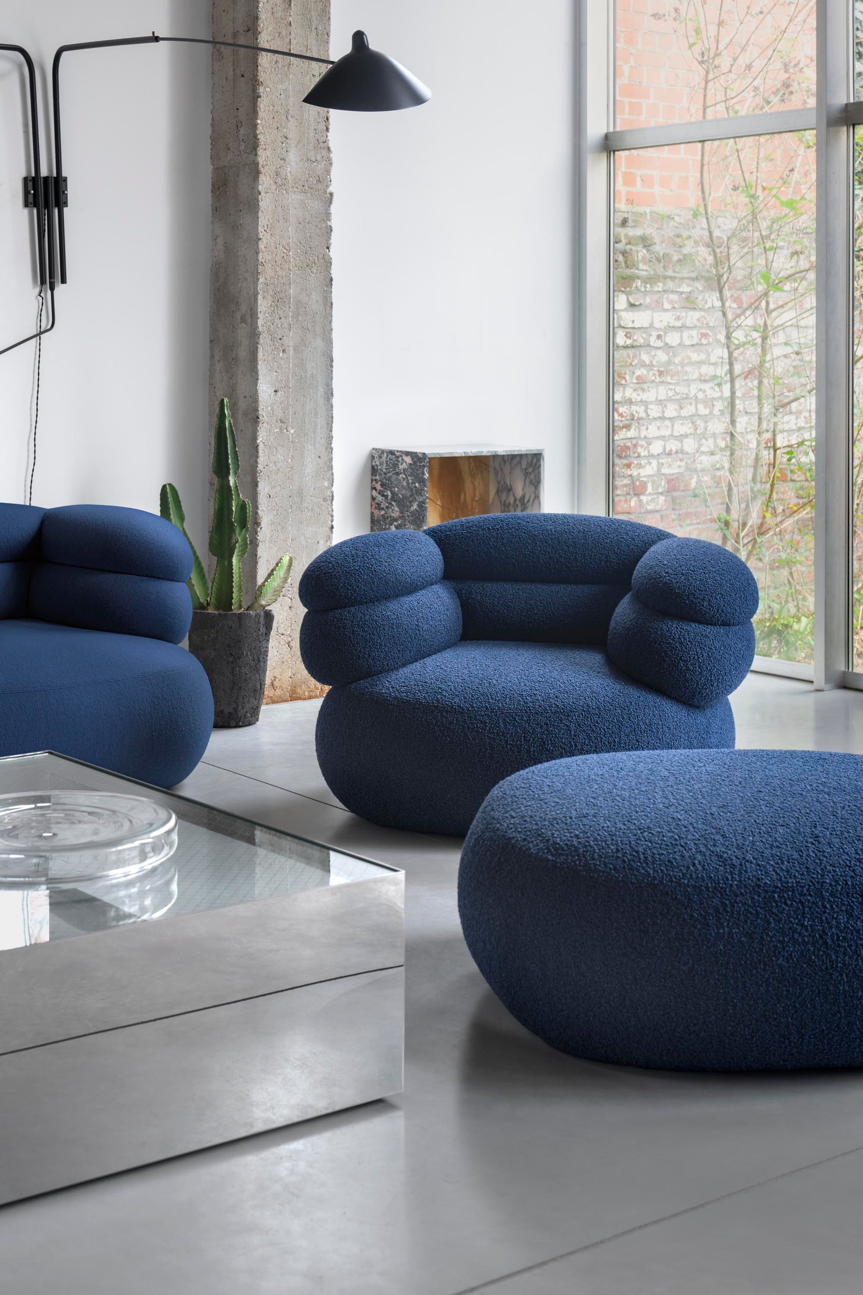 Biboni lounge chair and ottoman