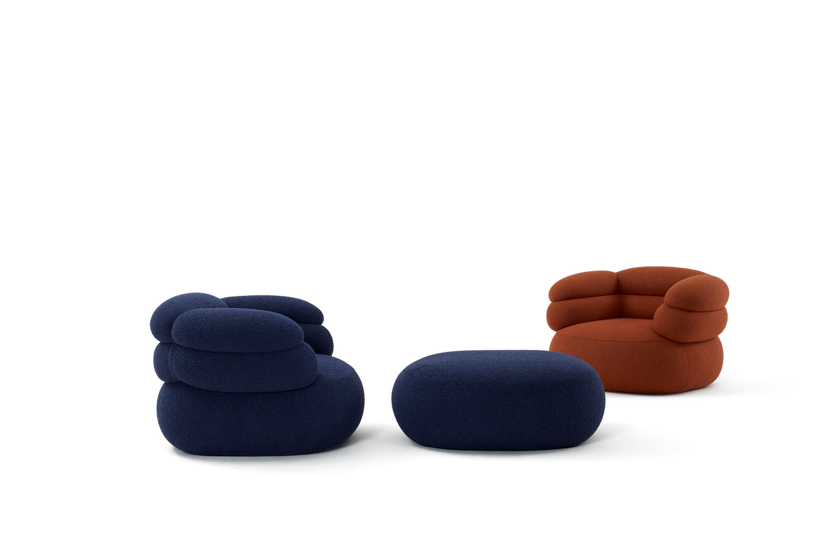 Biboni lounge chair and ottoman