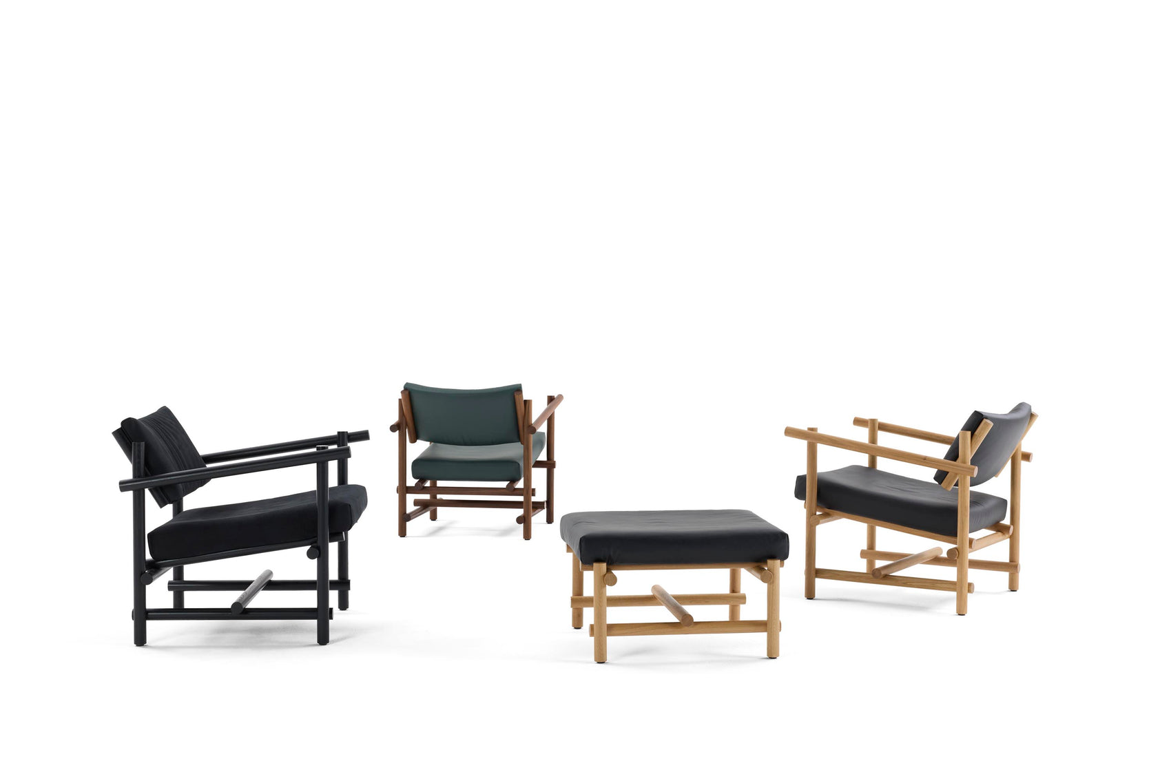 Muecke lounge chair ottoman