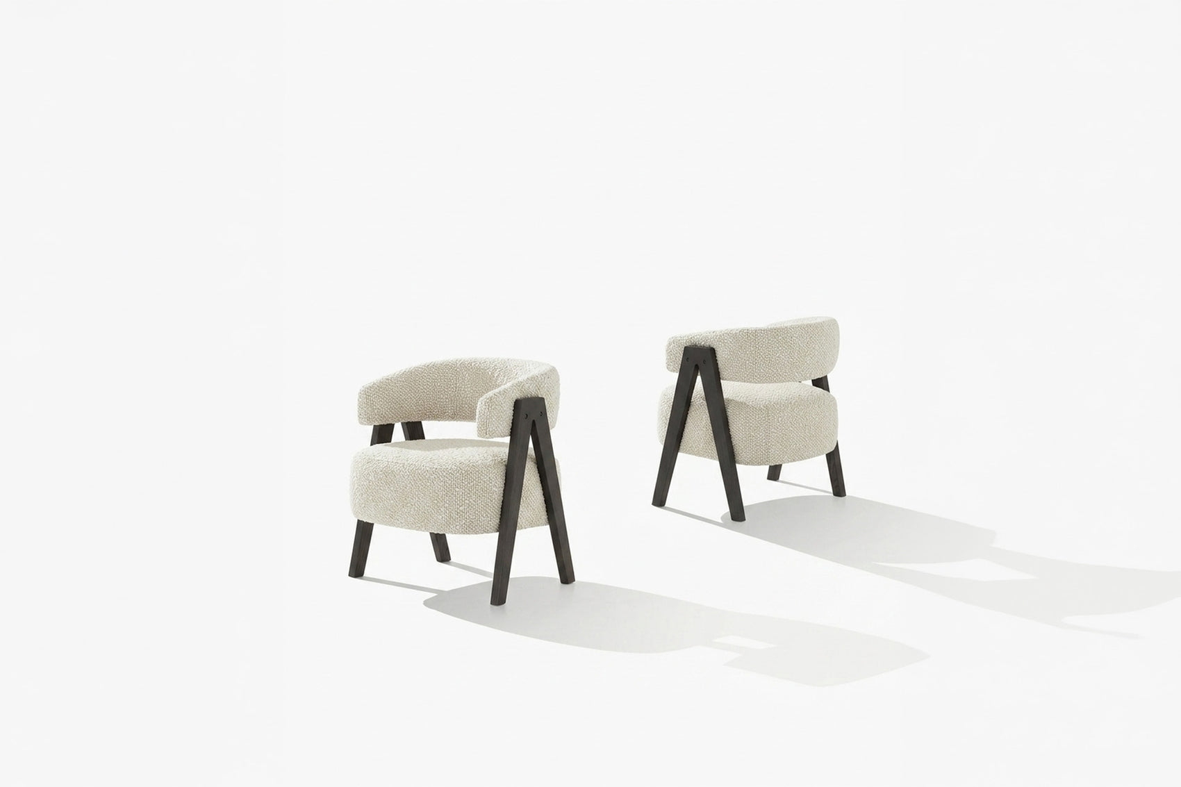 Loai fabric armchair (set of 2)
