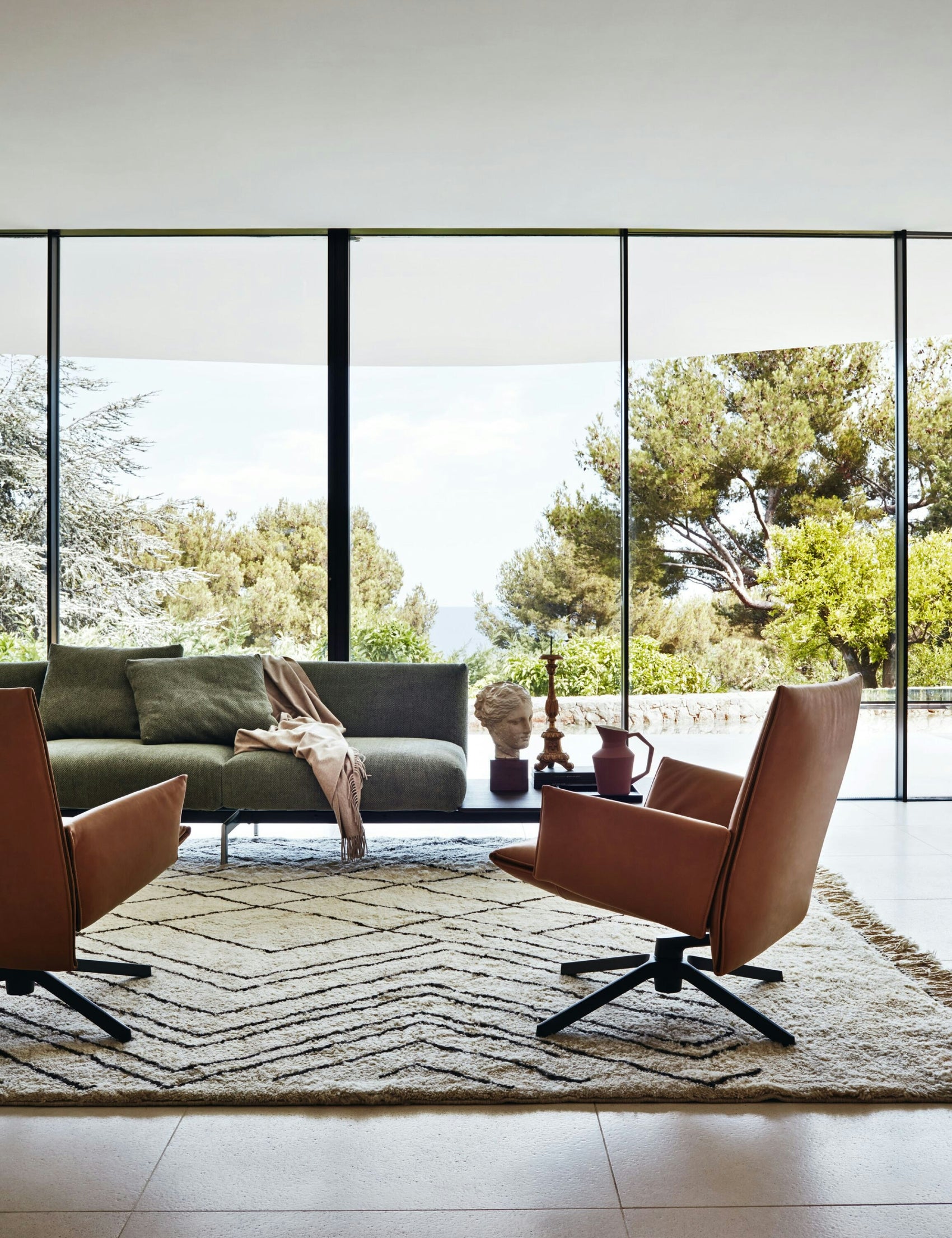 Pilot swivel chair (set of 2)