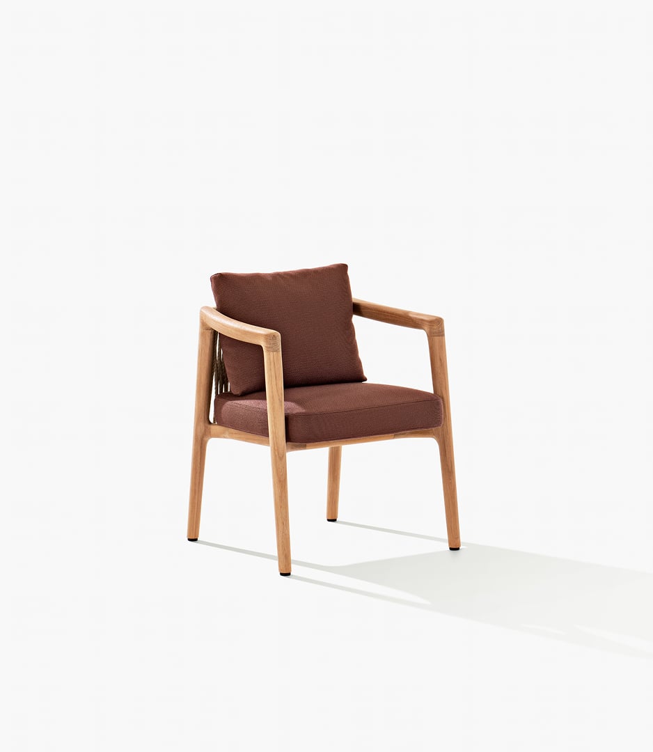 Ponte outdoor dining chair by Poliform
