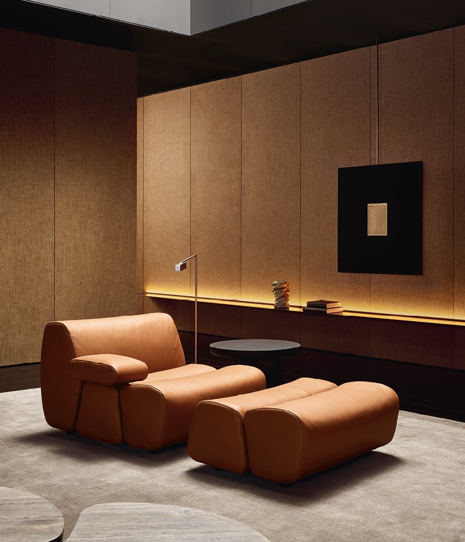 Ernest armchair by Poliform