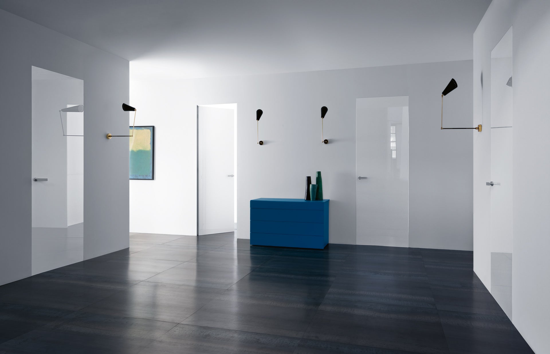 Rasomuro 55s flush door, wide