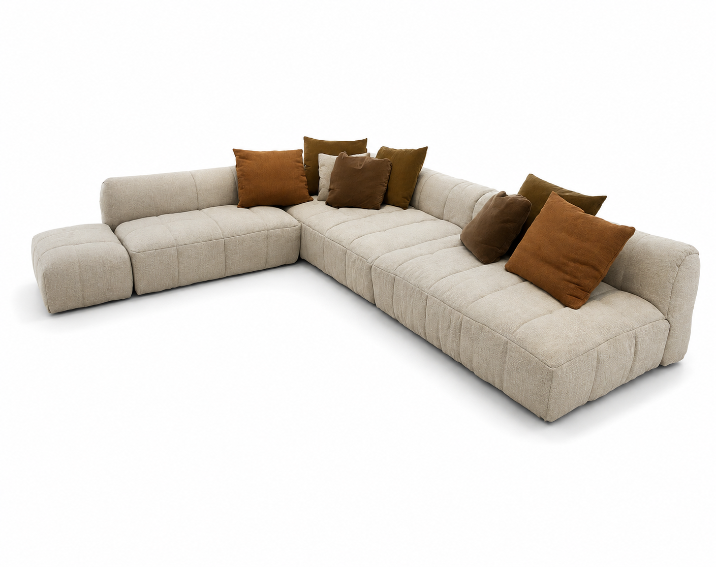 Strips corner sofa