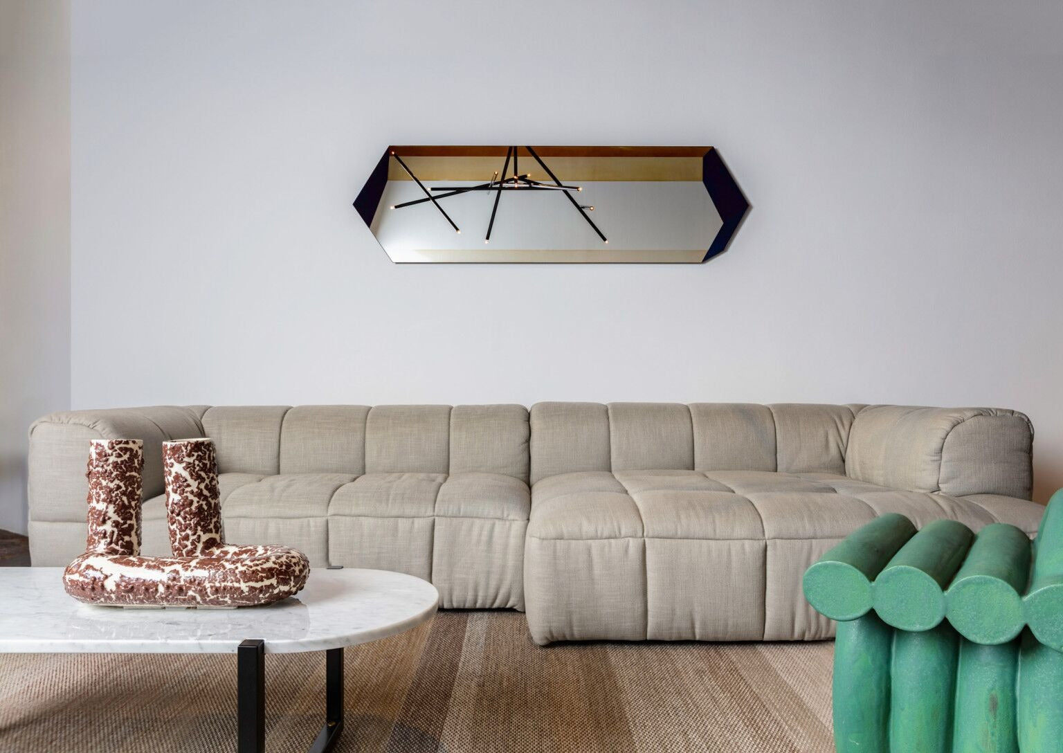 Strips corner sofa