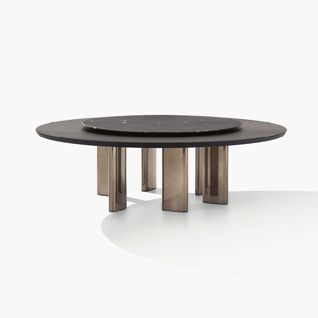Adrien dining table - large size, round and rectangular versions