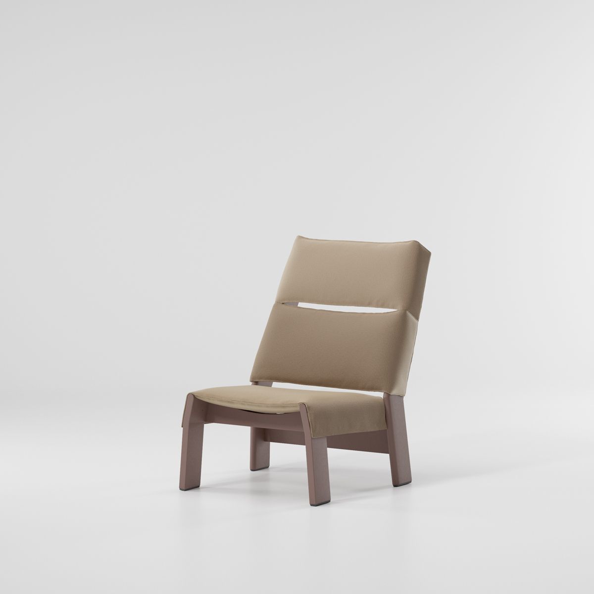 Band outdoor armchair