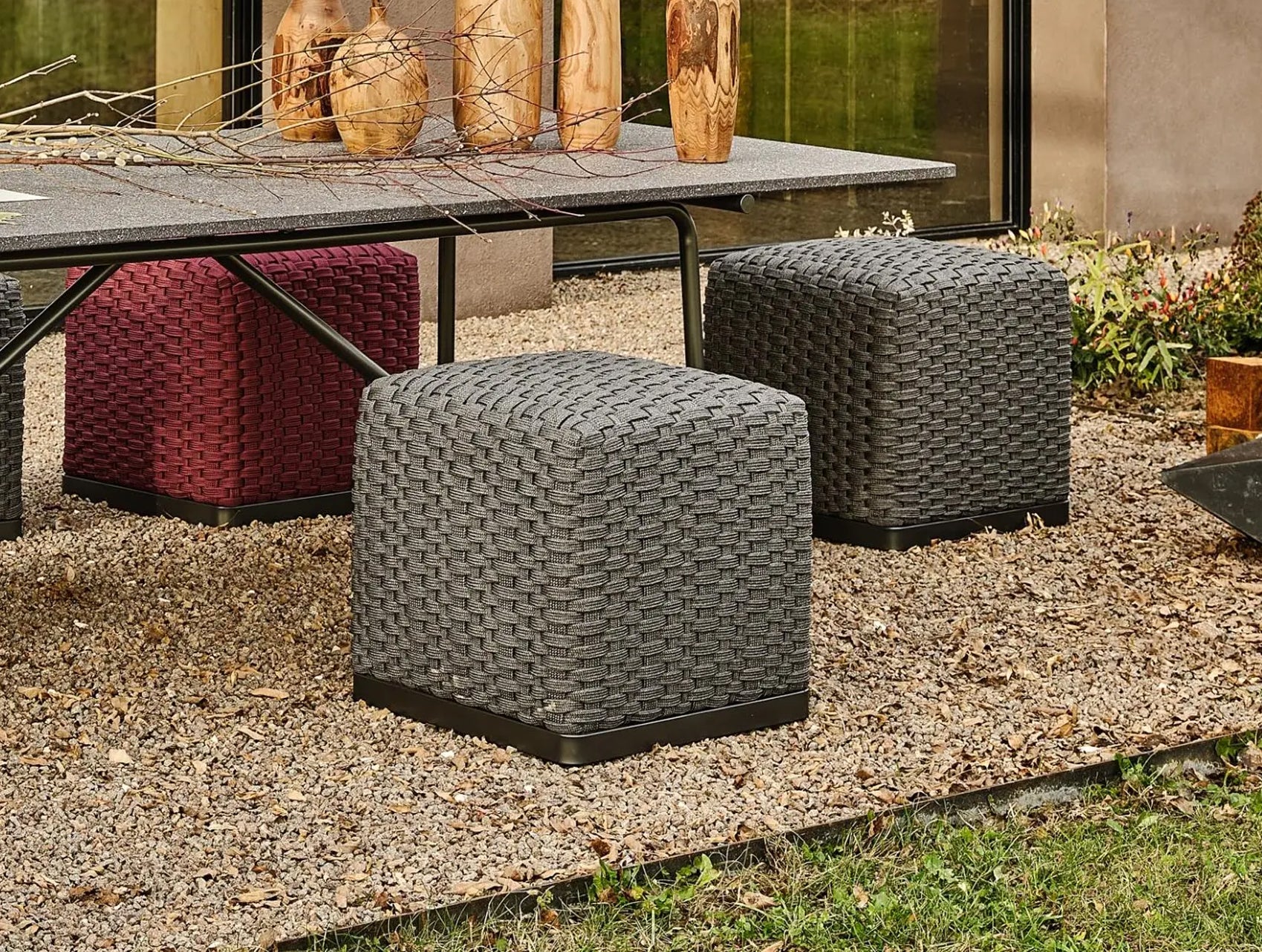 Phuket outdoor ottoman