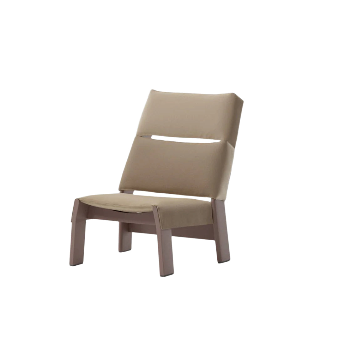Band outdoor armchair